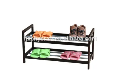 foldable wood shoe rack