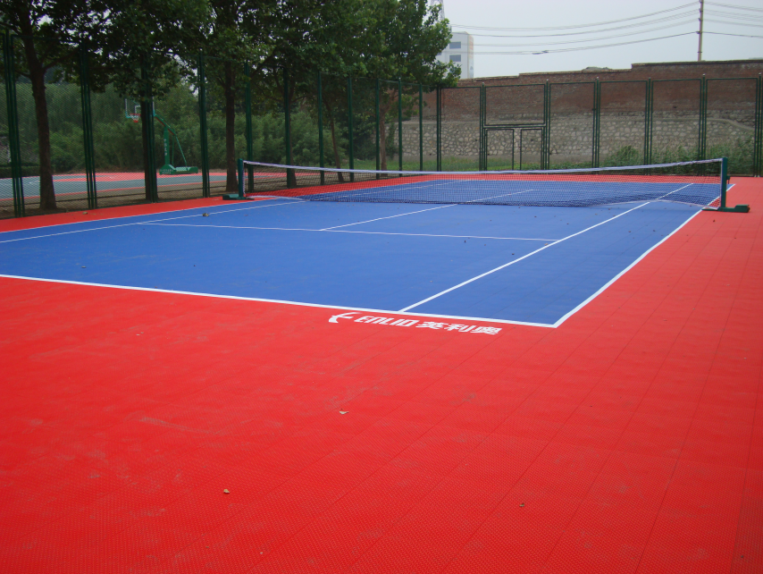 Interlocking floor court tiles for outdoor pickleball court China