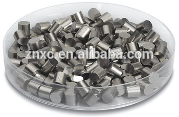 pure coating material 6*6 mm high Purity 99.95% Molybdenum Mo pellets