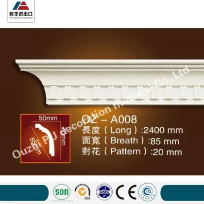 Economical decorative PU alexandria crown moulding