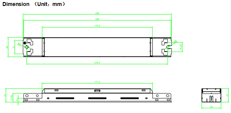 100W Non SELV Linear Led Driver100W Non SELV Linear Led Driver