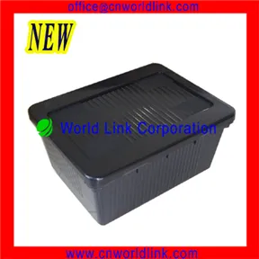 WL-710 Heavy Quality Transparent Moving Warehouse With Foldable Lids Stackable Plastic Tote Bins