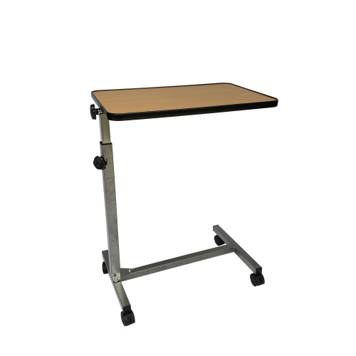 Table With Tilting Top Deluxe Overbed Table with Tilting Top & Wheels Factory