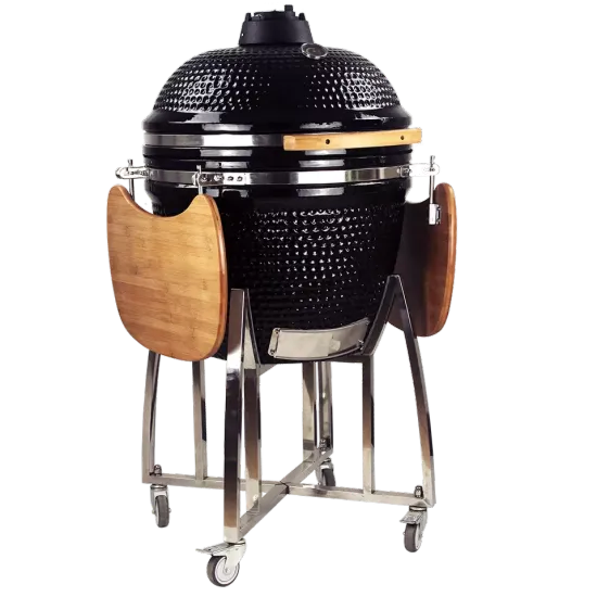 Auplex 29-Inch Ceramic Kamado Grill: Electric & Charcoal for Outdoor Cooking