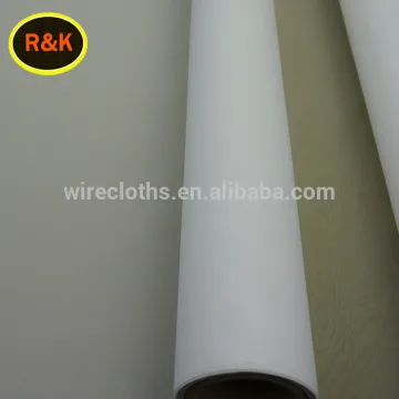 White color 180T 25 Micron 110 CM Polyester Printing Mesh