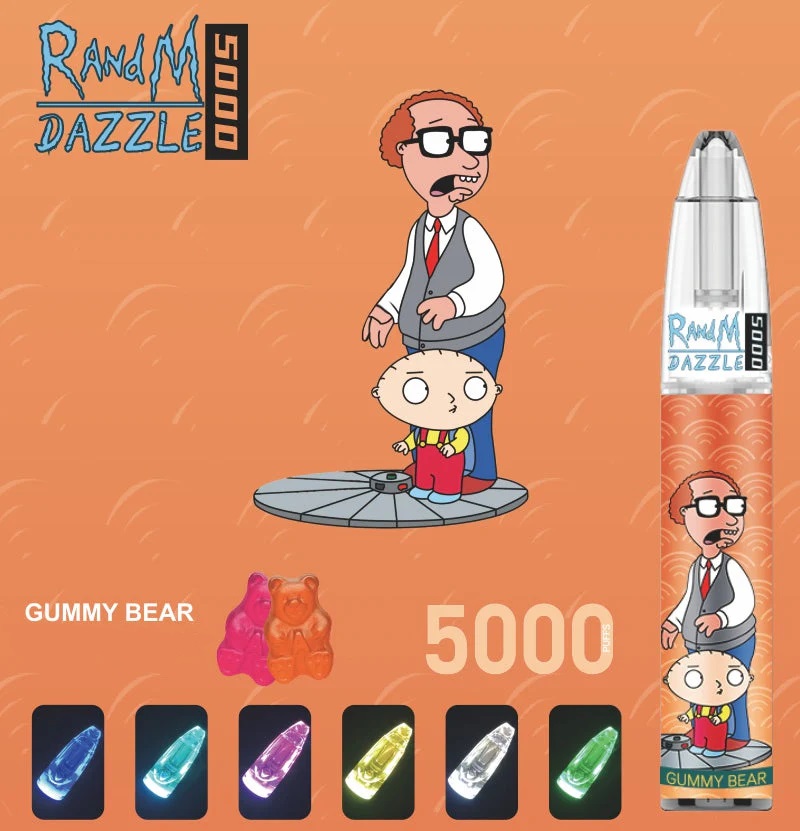 Randm Dazzle 5000 vape يمكن التخلص منها