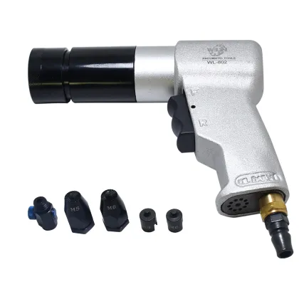 Pneumatic Riveting Gun - Automatic Air Riveter Nut Gun Tool 1/4 M5/M6