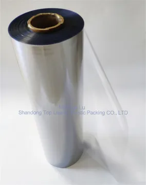 60microns clear pvc film for alu alu foil