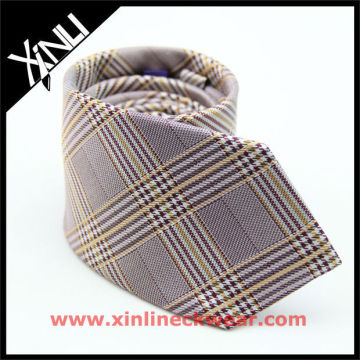 Accord Plaid Men's 100% Silk Ties, Italian Jacquard Necktie