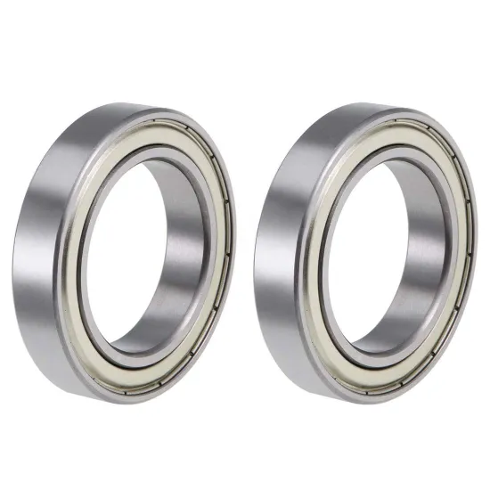 Double Metal Seal 16006ZZ Deep Groove Ball Bearings 30x55x9 mm