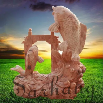Marble crap statue