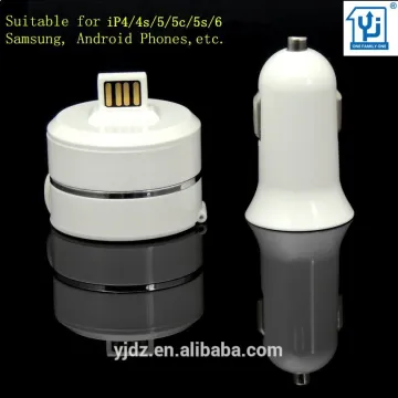 2015 Newest Design Portable 3in1 mini USB Car Charger