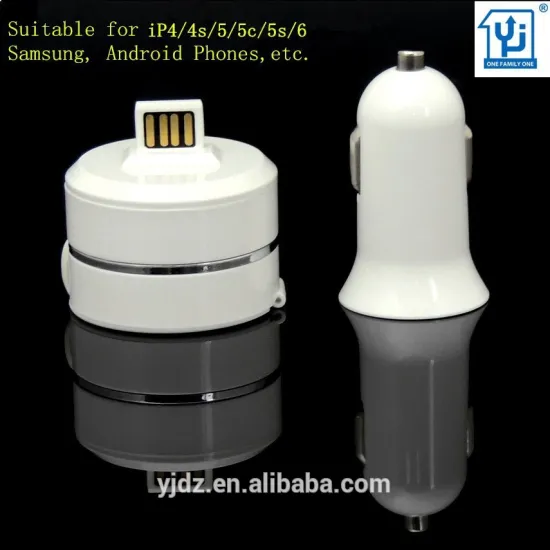 2015 Newest Design Portable 3in1 mini USB Car Charger
