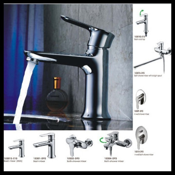 Single Handle Chrome Plated Washbasin Faucet Made in China