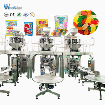 Automatic 100g 150g Gummy Candy Counting Packing Machine