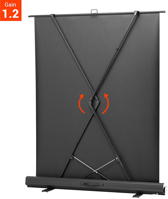 Landing mobile HD projection screen