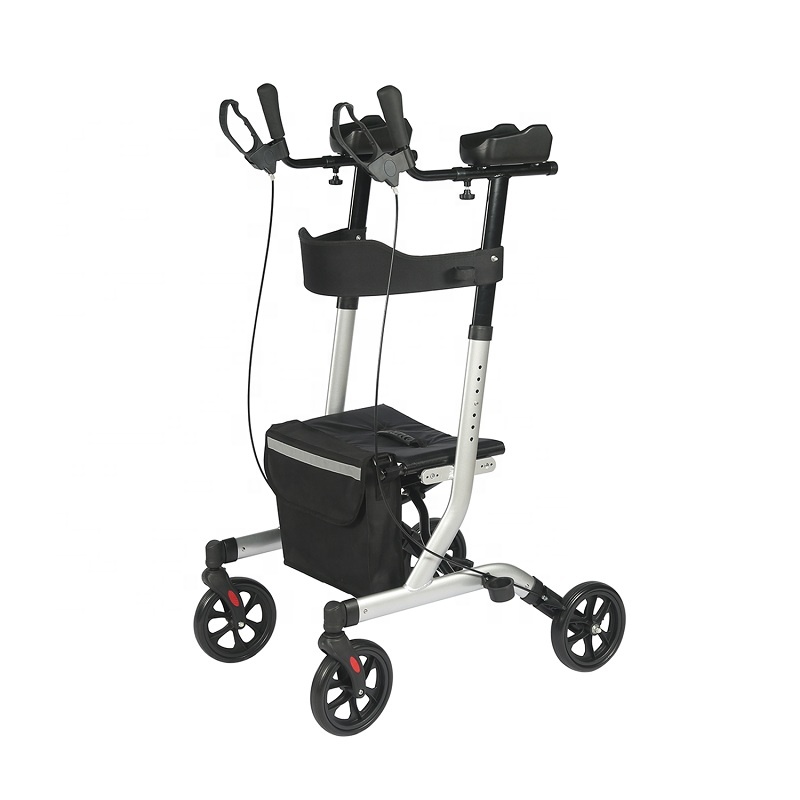 Vouwrolator aluminium rollende mobiliteit wandelhulp