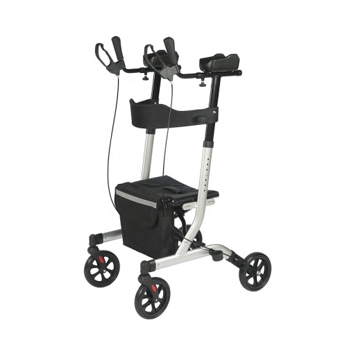 Lightweight Upright Aluminum Walker with Ergonomic PU Pad