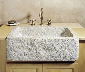 stone sink and basin