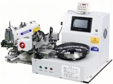 Button Attaching Machine with Automatic Button Feeder FX-378-373D