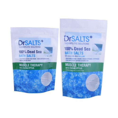 Resealable Self-Standing Plastic Bath Salt Packaging Bag