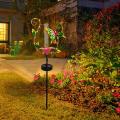 Solar Powered Lighted Butterfly Garden Stakes Decor