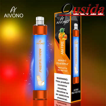 Aivono Aim Fire LED Light Disposable E Cigarette