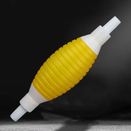 Portable Manual Liquid Oil Siphon Pump - Hand Gasoline Fuel Transfer Siphon Pump