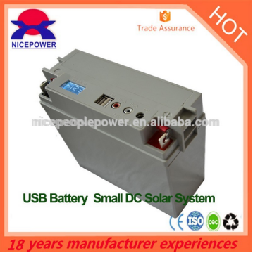 2015 New !! Portable usb multi battery 12v 20ah SMF lead acid Battery