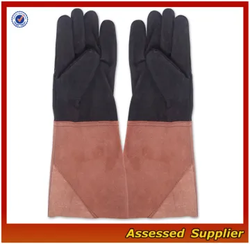 AXWG-25 leather mechanic gloves/cow split mechanic gloves/super low price mechanic gloves