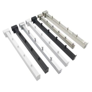 Metal Chrome Black Display Hook for Oval Tube - Shop Store Hanging