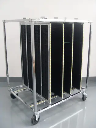 big size pcb trolley esd pcb storage cart