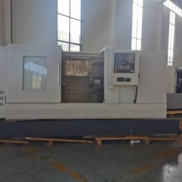 KND System CNC Inclined Bed Lathe with Cooling System - TCK700