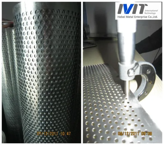 Stainless steel perforated mesh sheet/punch hole mesh for filter