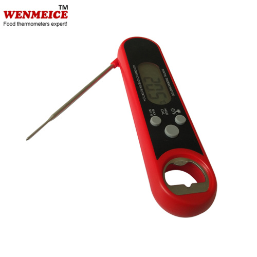 Digitale vleesthermometer voor het grillen. Waterdichte thermometer voor direct aflezen