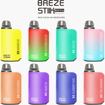 BREZE STIIK अच्छी गुणवत्ता Vape बॉक्स प्रो 5000