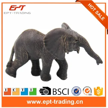 Simulation mini wild animal model toy elephant for kids