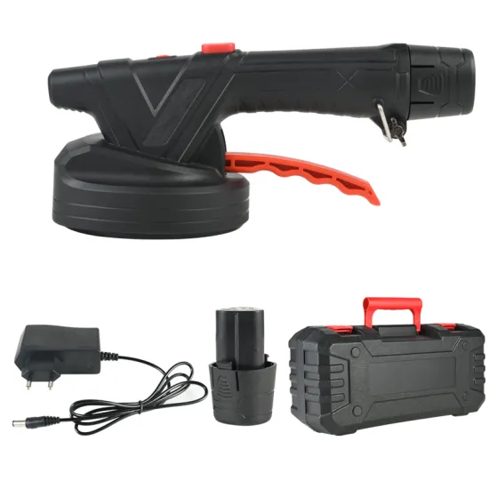 Professional V8-12V Lithium-Ion Battery-Powered Ceramic Tile Laying Vibrator for Heavy Duty Floor Leveling