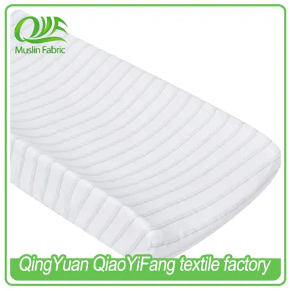 100% cotton changing pad cover, baby crib sheet