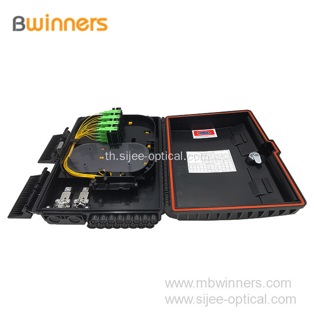 16 core SC Outdoor Cable Distribution กล่องเลิกจ้างไฟเบอร์ออปติก Ftth
