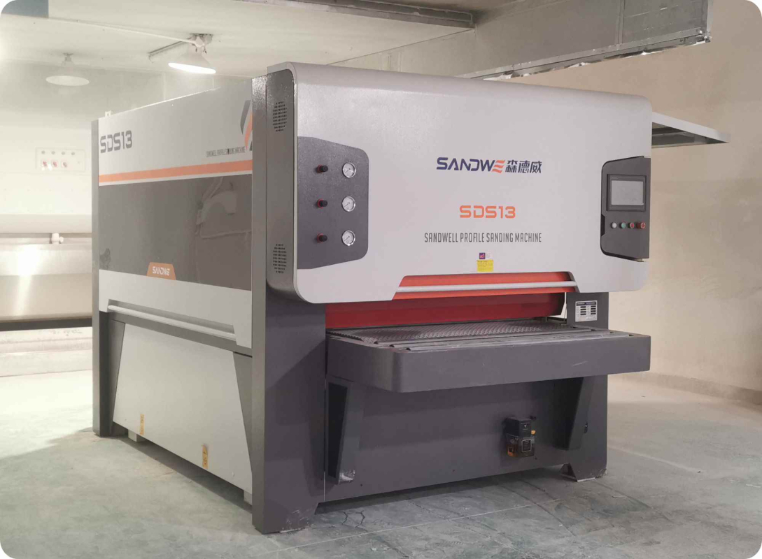 Plywood profile sander machine for wooden door cabinet