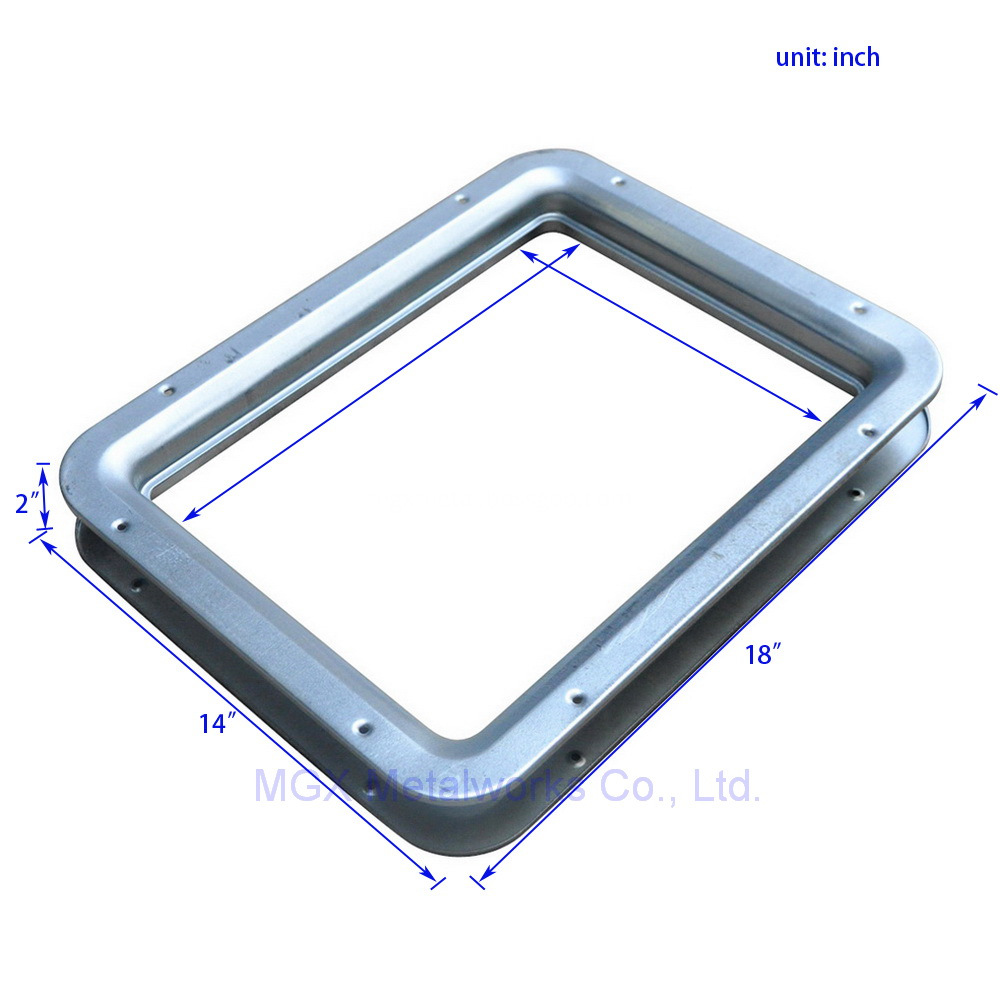 VLFS0001 14 x 18 Inches Square Vision Panels For Fire Doors Size