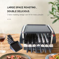 Grill électrique portable coréen sans fumage antiadhésif