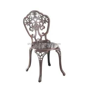 High-Quality Cast Aluminum Garden Outdoor Dining Chairs
