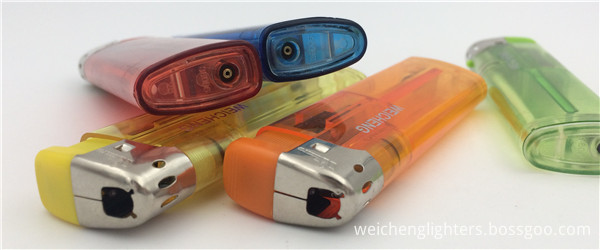 ISO transparent electronic lighter