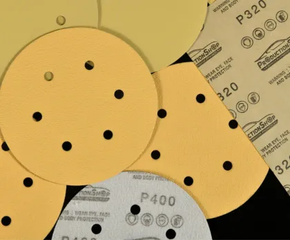 Woodworking professional sanding dry sandpaper