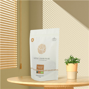 coffee bags with tin tie