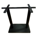 Base tavolo in metallo di design moderno 700x400xh720mm piastra di ferro Base tavolo a doppia colonna