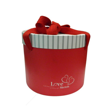 Custom Made Luxury Round Flower Gift Paper Box