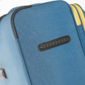 กระเป๋าเดินทางกระเป๋าเดินทางสีฟ้าอ่อนหลากสี